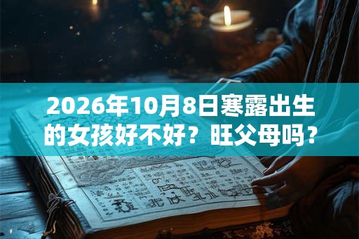 2026年10月8日寒露出生的女孩好不好？旺父母吗？