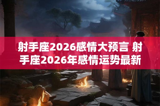 射手座2026感情大预言 射手座2026年感情运势最新分析