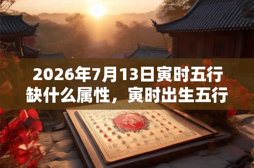 2026年7月13日寅时五行缺什么属性,寅时出生五行缺什么 2026年7月13日寅时五行缺什么属性,寅时出生五行缺什么