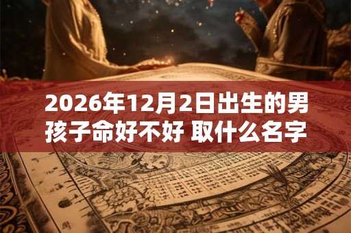 2026年12月2日出生的男孩子命好不好 取什么名字好