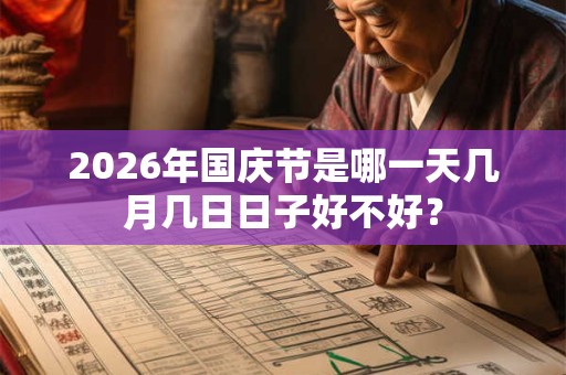 2026年国庆节是哪一天几月几日日子好不好？