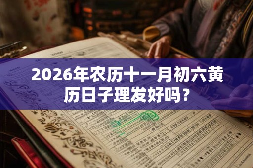 2026年农历十一月初六黄历日子理发好吗？