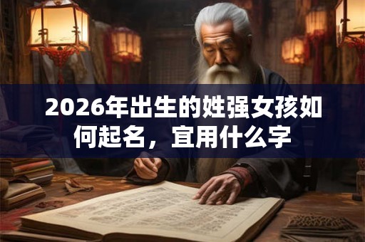 2026年出生的姓强女孩如何起名，宜用什么字