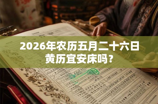 2026年农历五月二十六日黄历宜安床吗? 2026年农历五月二十六日黄历宜安床吗?