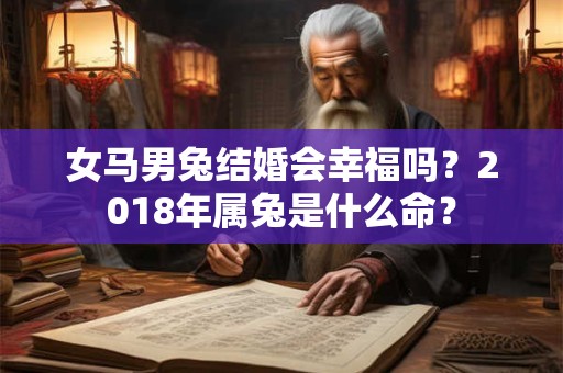 女马男兔结婚会幸福吗？2018年属兔是什么命？