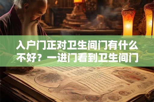 入户门正对卫生间门有什么不好？一进门看到卫生间门好吗？