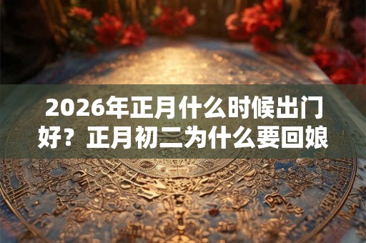 2026年正月什么时候出门好？正月初二为什么要回娘家？