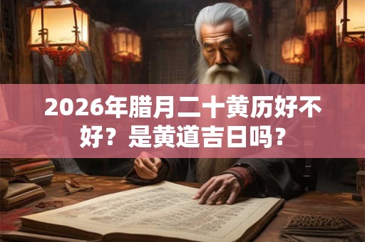 2026年腊月二十黄历好不好？是黄道吉日吗？