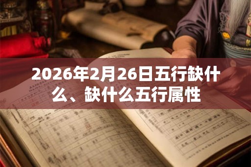 2026年2月26日五行缺什么、缺什么五行属性
