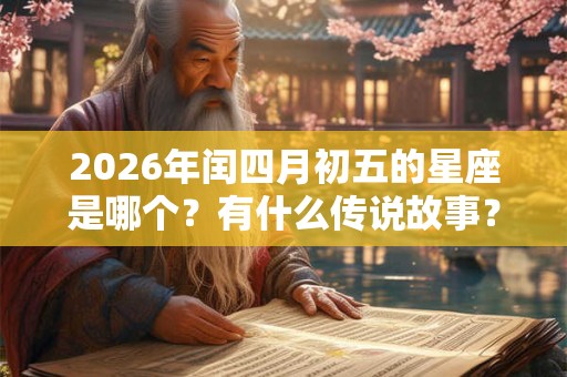 2026年闰四月初五的星座是哪个？有什么传说故事？