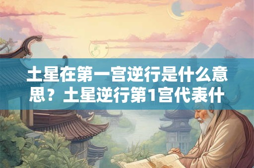 土星在第一宫逆行是什么意思？土星逆行第1宫代表什么？