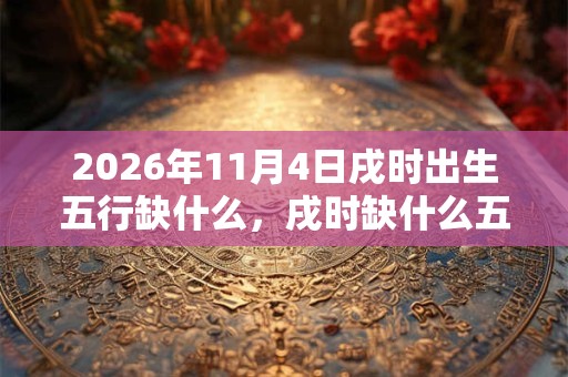 2026年11月4日戌时出生五行缺什么，戌时缺什么五行