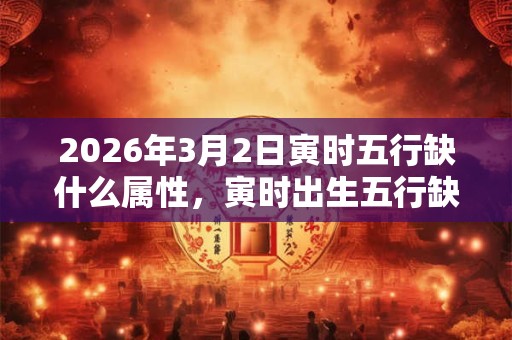 2026年3月2日寅时五行缺什么属性，寅时出生五行缺什么