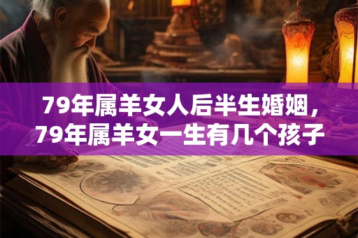 79年属羊女人后半生婚姻，79年属羊女一生有几个孩子？