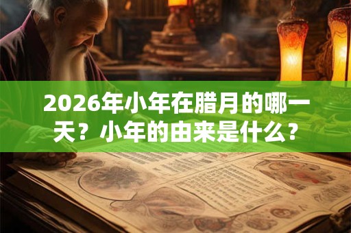 2026年小年在腊月的哪一天?小年的由来是什么? 2026年小年在腊月的哪一天?小年的由来是什么?