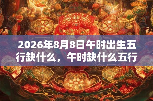 2026年8月8日午时出生五行缺什么,午时缺什么五行 2026年8月8日午时出生五行缺什么,午时缺什么五行