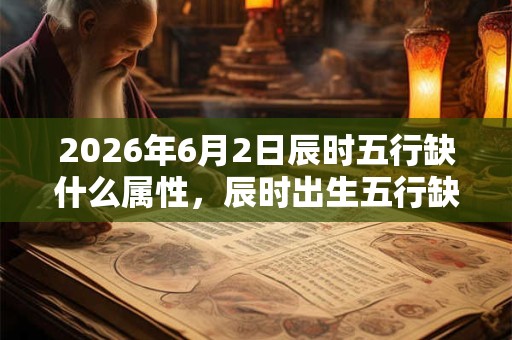 2026年6月2日辰时五行缺什么属性，辰时出生五行缺什么