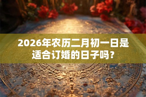 2026年农历二月初一日是适合订婚的日子吗？