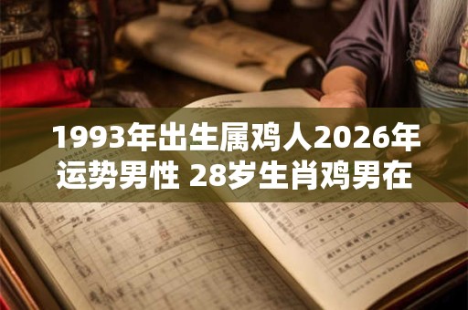 1993年出生属鸡人2026年运势男性 28岁生肖鸡男在2026年运气如何