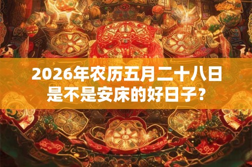 2026年农历五月二十八日是不是安床的好日子？