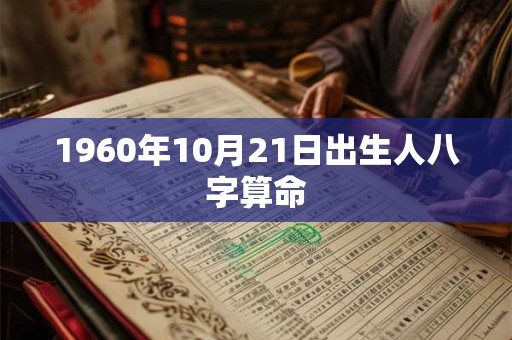 1960年10月21日出生人八字算命