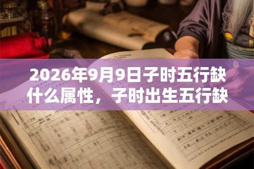 2026年9月9日子时五行缺什么属性,子时出生五行缺什么 2026年9月9日子时五行缺什么属性,子时出生五行缺什么