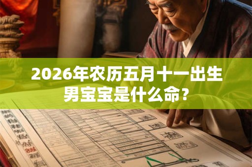 2026年农历五月十一出生男宝宝是什么命? 2026年农历五月十一出生男宝宝是什么命?