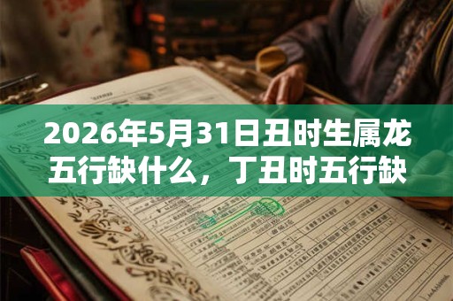 2026年5月31日丑时生属龙五行缺什么，丁丑时五行缺什么
