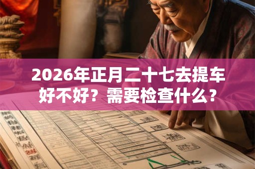 2026年正月二十七去提车好不好？需要检查什么？
