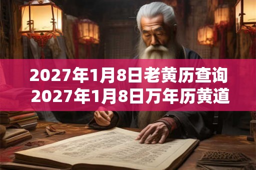 2027年1月8日老黄历查询 2027年1月8日万年历黄道吉日 2027年1月8日老黄历查询 2027年1月8日万年历黄道吉日