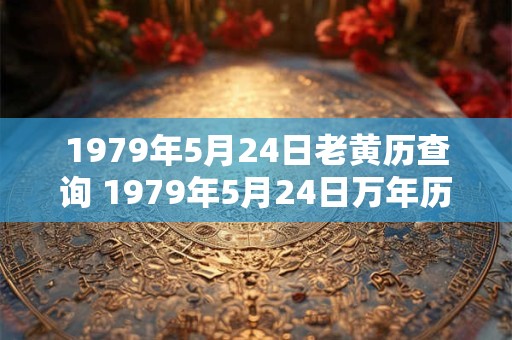 1979年5月24日老黄历查询 1979年5月24日万年历黄道吉日 1979年5月24日老黄历查询 1979年5月24日万年历黄道吉日