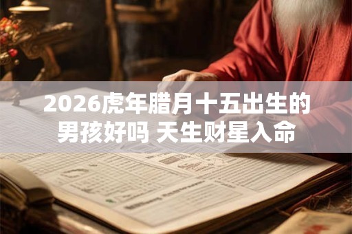 2026虎年腊月十五出生的男孩好吗 天生财星入命 2026虎年腊月十五出生的男孩好吗 天生财星入命
