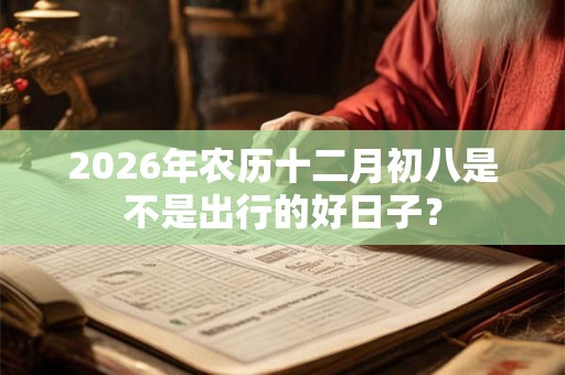 2026年农历十二月初八是不是出行的好日子？