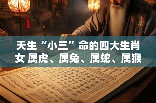 天生“小三”命的四大生肖女 属虎、属兔、属蛇、属猴