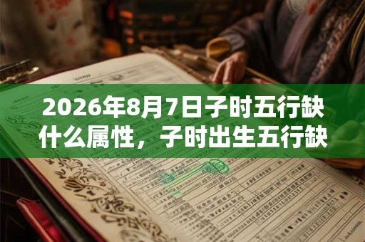 2026年8月7日子时五行缺什么属性,子时出生五行缺什么 2026年8月7日子时五行缺什么属性,子时出生五行缺什么