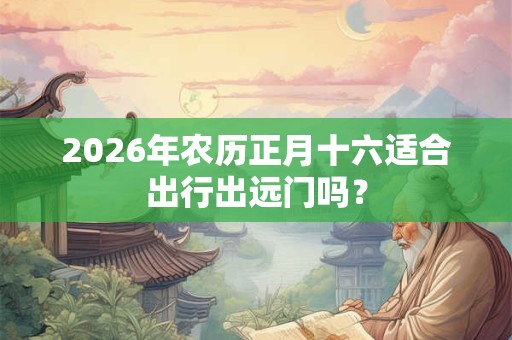 2026年农历正月十六适合出行出远门吗? 2026年农历正月十六适合出行出远门吗?