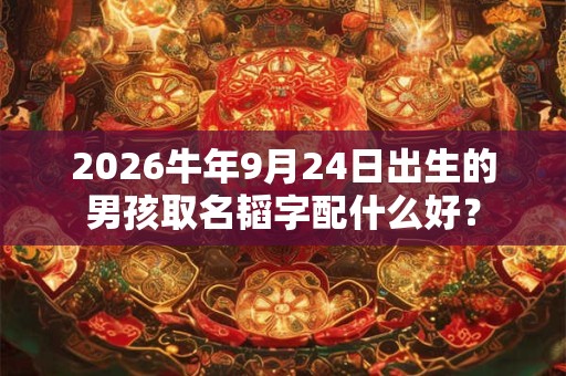 2026牛年9月24日出生的男孩取名韬字配什么好? 2026牛年9月24日出生的男孩取名韬字配什么好?