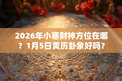 2026年小寒财神方位在哪？1月5日黄历卦象好吗？