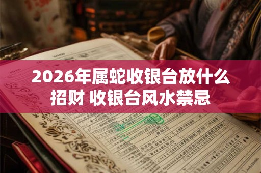 2026年属蛇收银台放什么招财 收银台风水禁忌