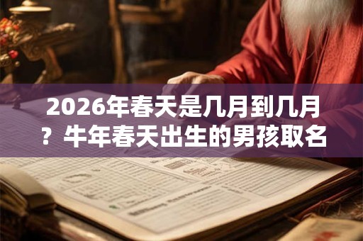 2026年春天是几月到几月？牛年春天出生的男孩取名字