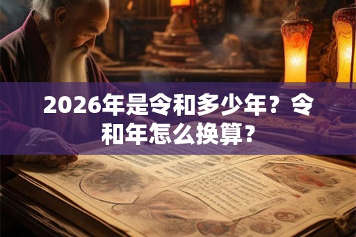 2026年是令和多少年?令和年怎么换算? 2026年是令和多少年?令和年怎么换算?