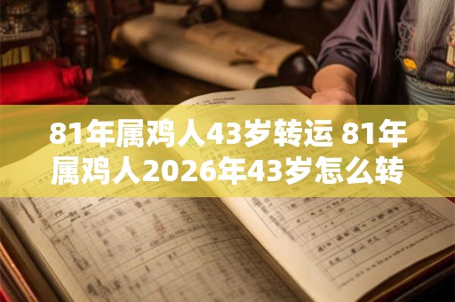 81年属鸡人43岁转运 81年属鸡人2026年43岁怎么转运
