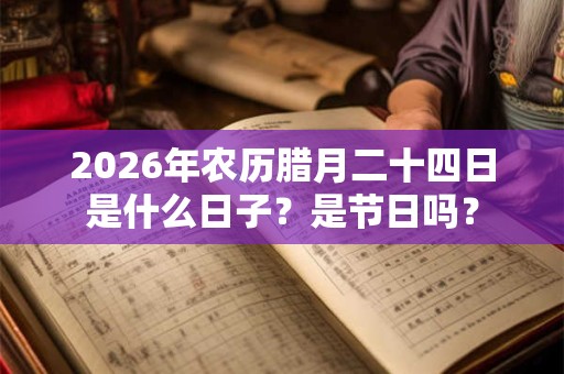 2026年农历腊月二十四日是什么日子?是节日吗? 2026年农历腊月二十四日是什么日子?是节日吗?