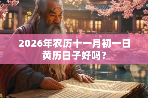 2026年农历十一月初一日黄历日子好吗？