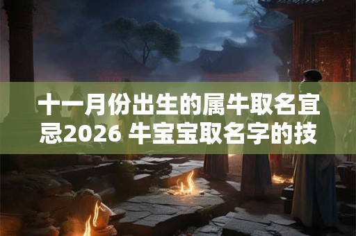 十一月份出生的属牛取名宜忌2026 牛宝宝取名字的技巧与解析
