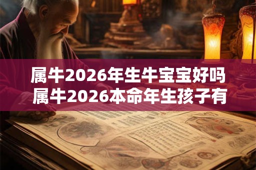 属牛2026年生牛宝宝好吗 属牛2026本命年生孩子有什么影响