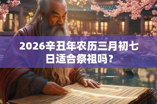 2026辛丑年农历三月初七日适合祭祖吗？