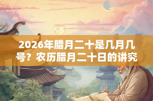 2026年腊月二十是几月几号?农历腊月二十日的讲究 2026年腊月二十是几月几号?农历腊月二十日的讲究