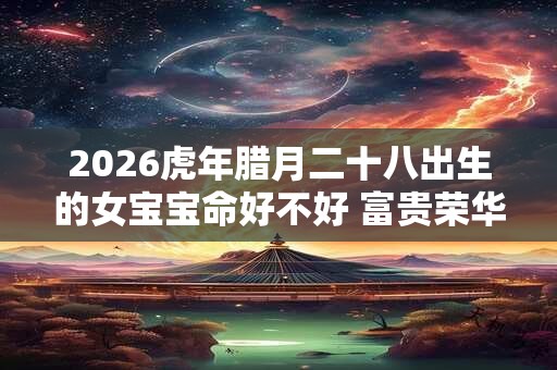 2026虎年腊月二十八出生的女宝宝命好不好 富贵荣华无忧无虑 2026虎年腊月二十八出生的女宝宝命好不好 富贵荣华无忧无虑