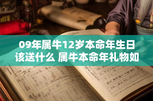 09年属牛12岁本命年生日该送什么 属牛本命年礼物如何选